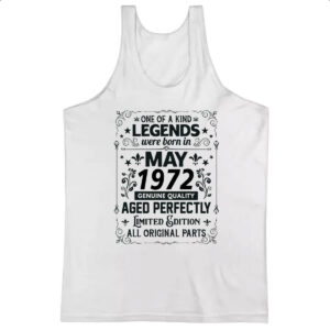 Camiseta Regata Legends Were Born MAI-1972