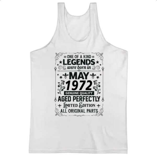 Camiseta Regata Legends Were Born MAI-1972