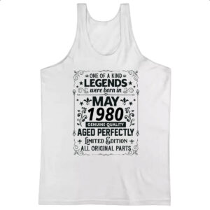 Camiseta Regata Legends Were Born MAI-1980