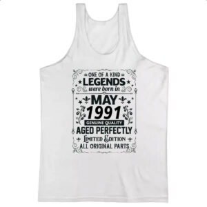 Camiseta Regata Legends Were Born MAI-1991