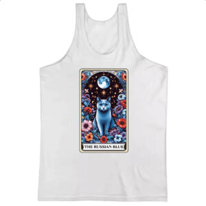 Camiseta Regata Taro gato Azul russo