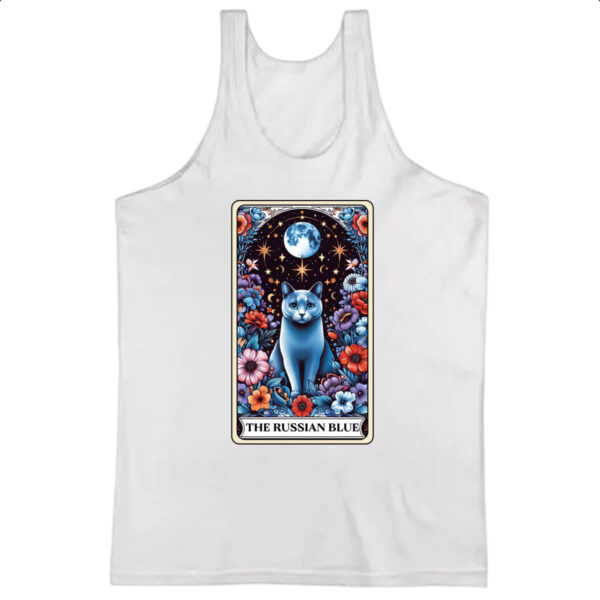 Camiseta Regata Taro gato Azul russo