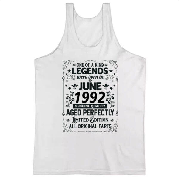 Camiseta Regata Legends Were Born JUN-1992