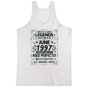 Camiseta Regata Legends Were Born JUN-1997