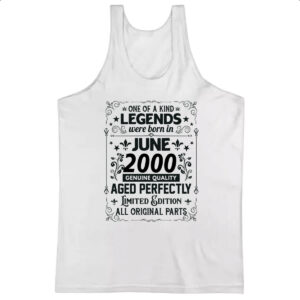 Camiseta Regata Legends Were Born JUN-2000