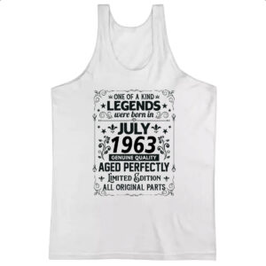 Camiseta Regata Legends Were Born JUL-1963