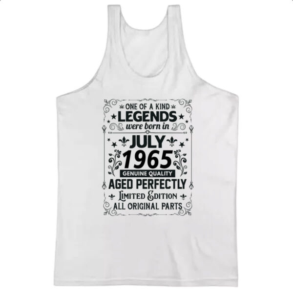 Camiseta Regata Legends Were Born JUL-1965