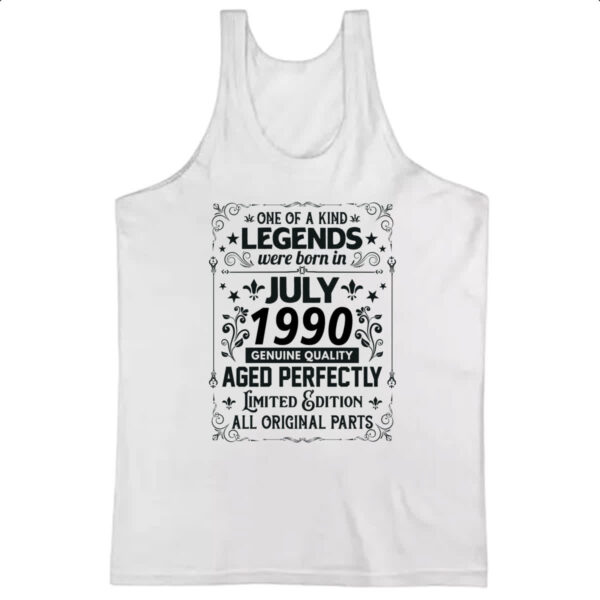 Camiseta Regata Legends Were Born JUL-1990