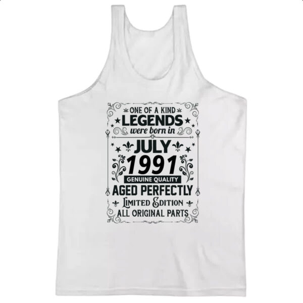 Camiseta Regata Legends Were Born JUL-1991
