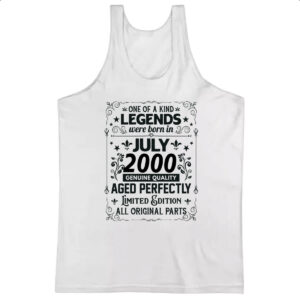 Camiseta Regata Legends Were Born JUL-2000