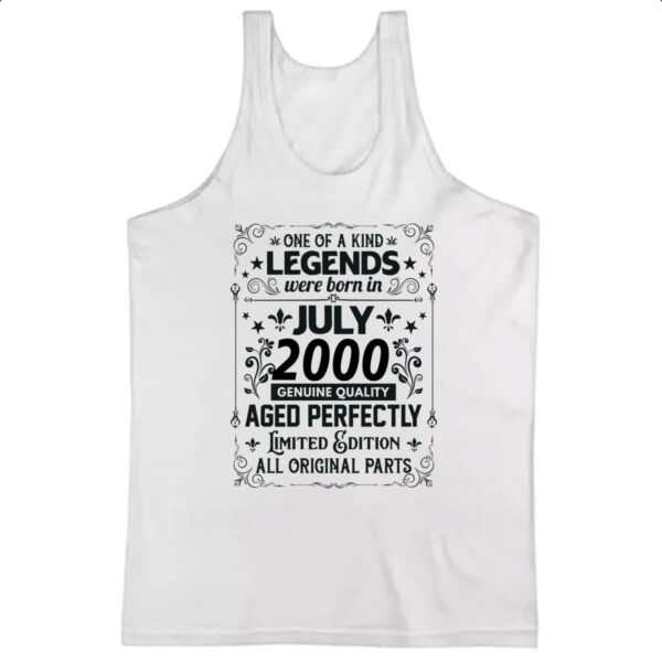 Camiseta Regata Legends Were Born JUL-2000