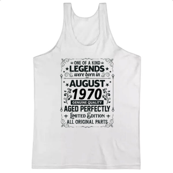 Camiseta Regata Legends Were Born AGO-1970