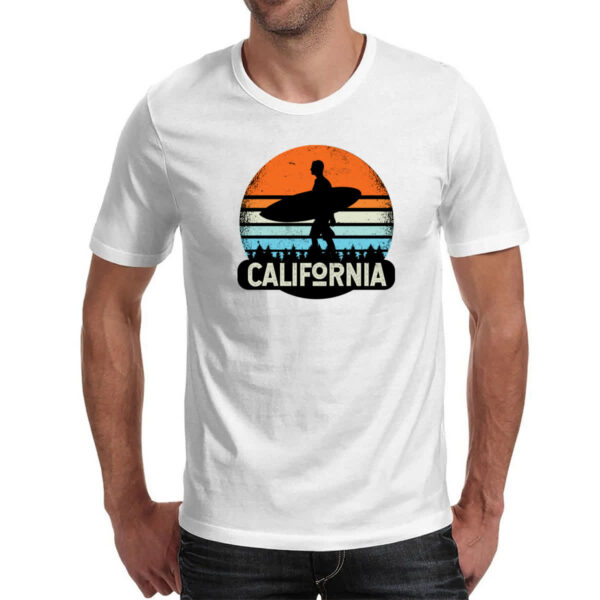 Camiseta Unissex Surf California Sunset - Imagem 2