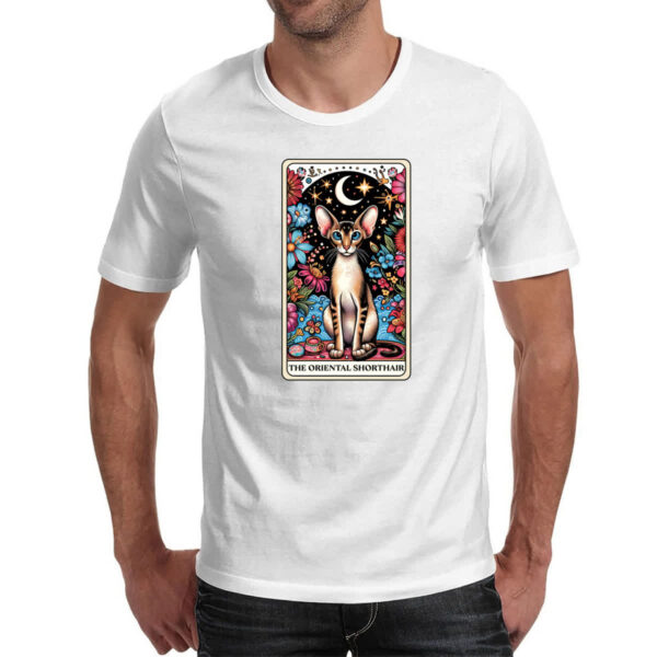 Camiseta Unissex Taro gato Oriental Shorthair - Imagem 2