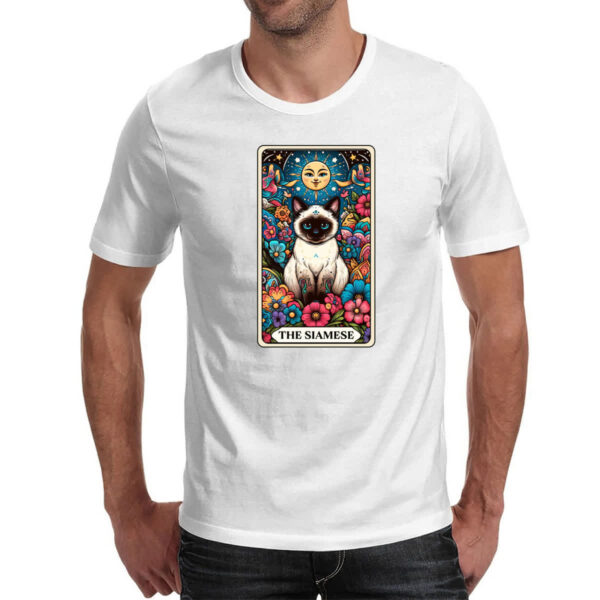 Camiseta Unissex Taro gato Siames - Imagem 2