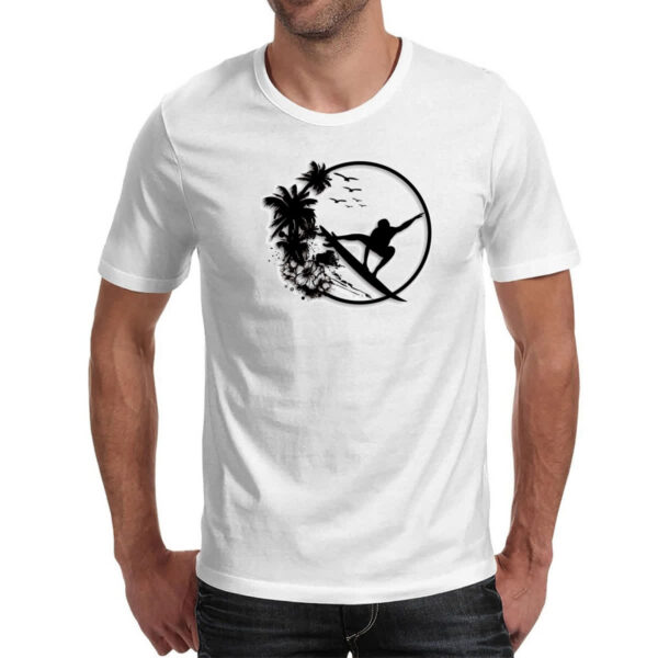 Camiseta Unissex Surf Noir Design - Imagem 2