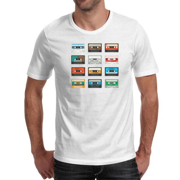 Camiseta Unissex Tapes Fitas K7 Vintage - Imagem 2