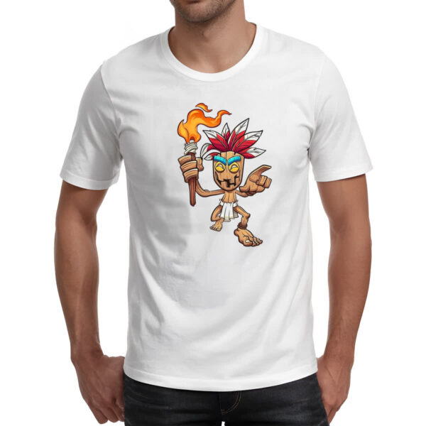 Camiseta Unissex Wooden Tiki - Imagem 2