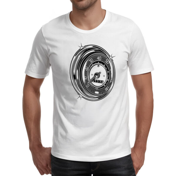 Camiseta Unissex Velocimetro Classico VW - Imagem 2