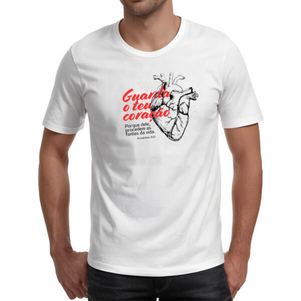 Camiseta Unissex Gospel Proverbios 4-23 - Imagem 2