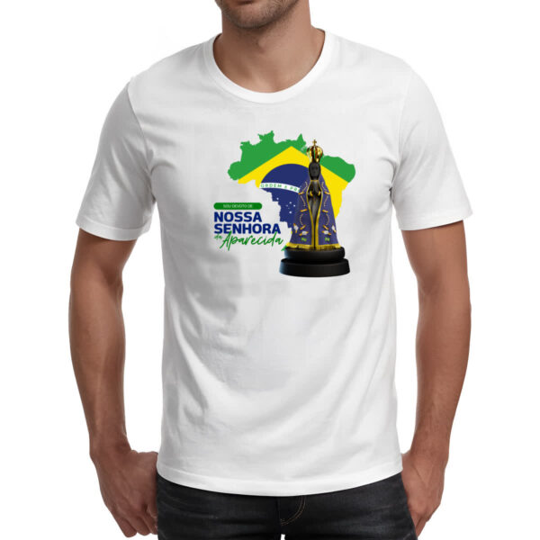 Camiseta Unissex Devoto Nossa Sen Aparecida - Imagem 2