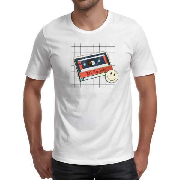 Camiseta Unissex Fita K7 70 Pop Song - Imagem 2