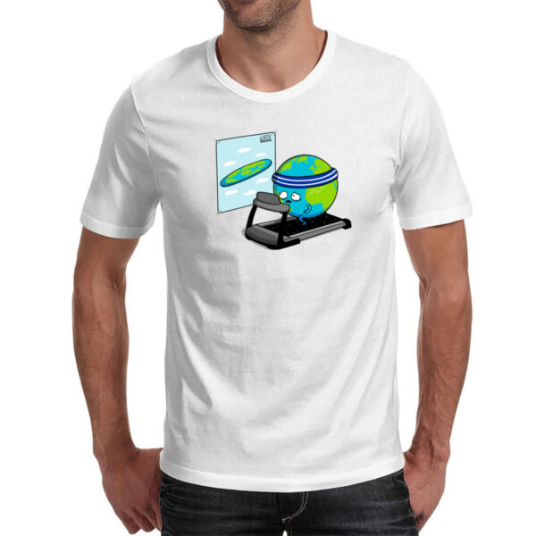 Camiseta Unissex Terra querendo ser plana - Imagem 2
