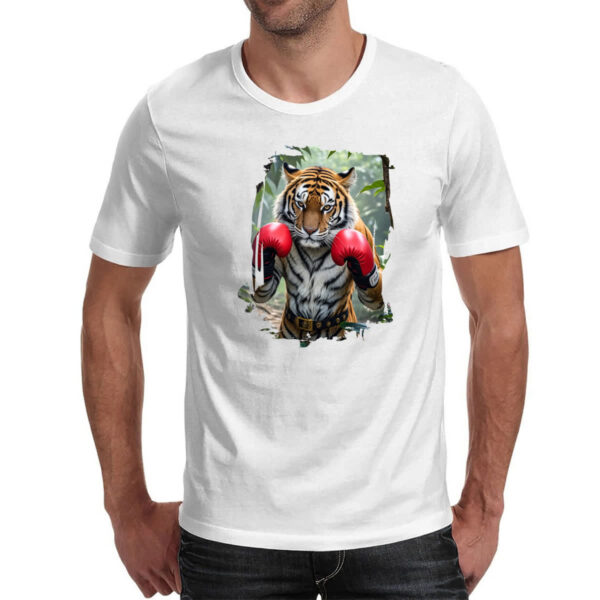 Camiseta Unissex Tigre pugilista - Imagem 2