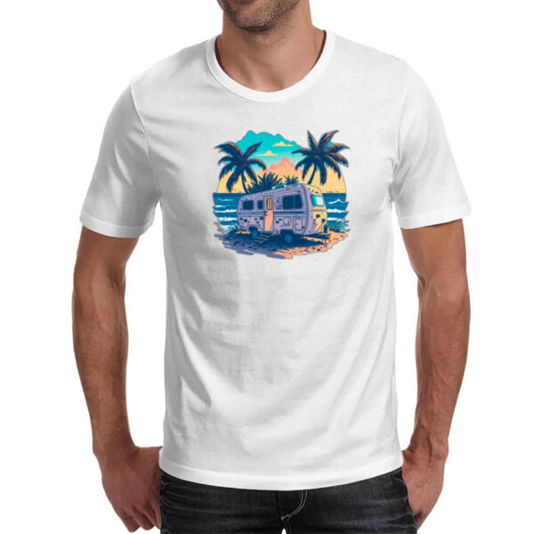 Camiseta Unissex Trailer Sunset Arte - Imagem 2