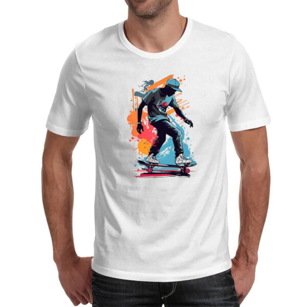 Camiseta Unissex Street Skate Art Splash - Imagem 2