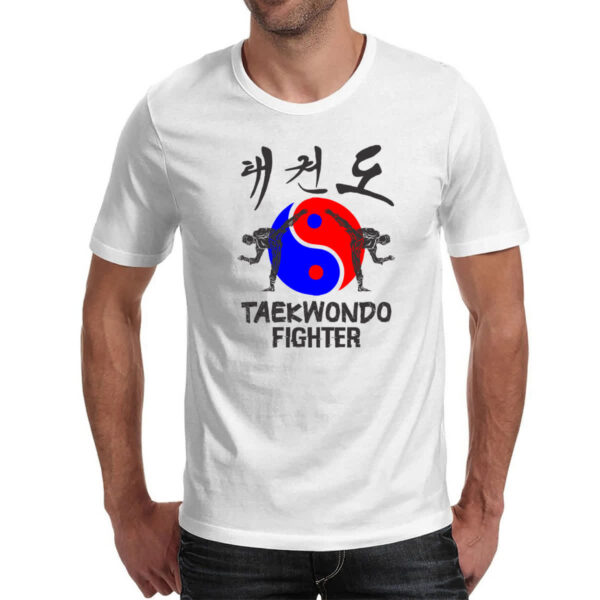 Camiseta Unissex Taekwondo Fighter Yin-Yang - Imagem 2