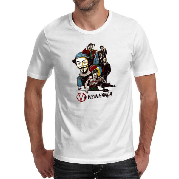 Camiseta Unissex V de vizinhanca - Imagem 2