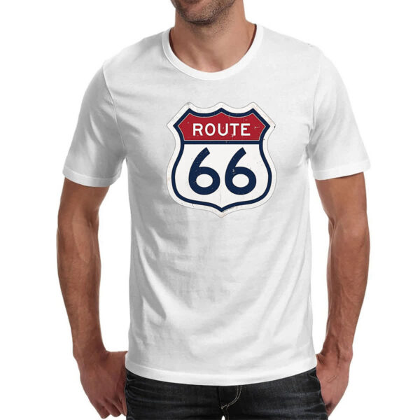 Camiseta Unissex Vintage route 66 - Imagem 2