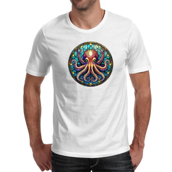 Camiseta Unissex Vitral Octopus - Imagem 2