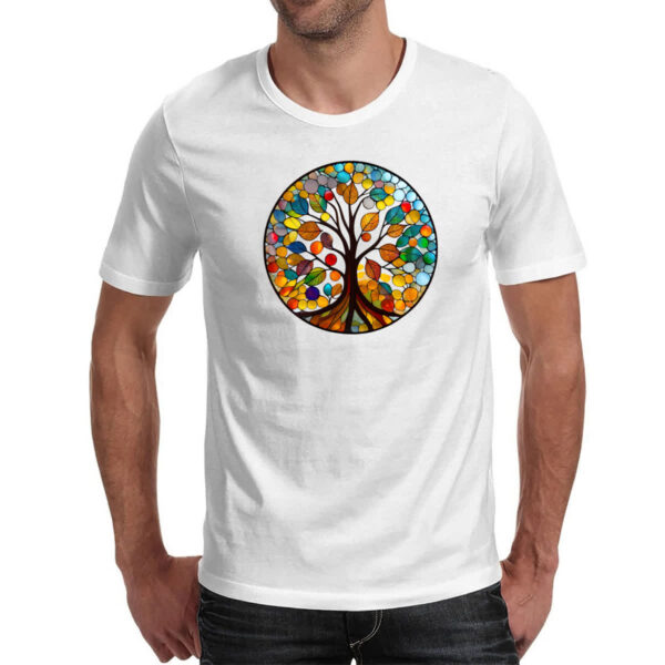 Camiseta Unissex Vitral arvore da vida - Image 2