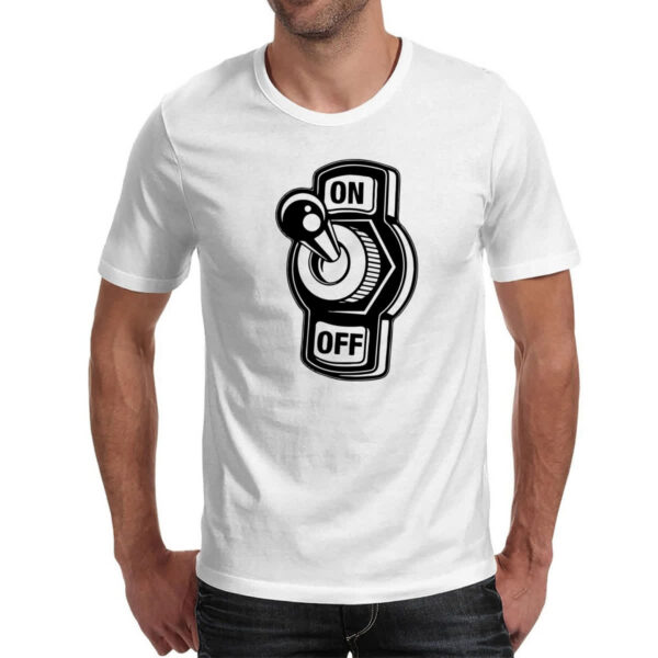 Camiseta Unissex Botao Liga Desliga On Off - Imagem 2
