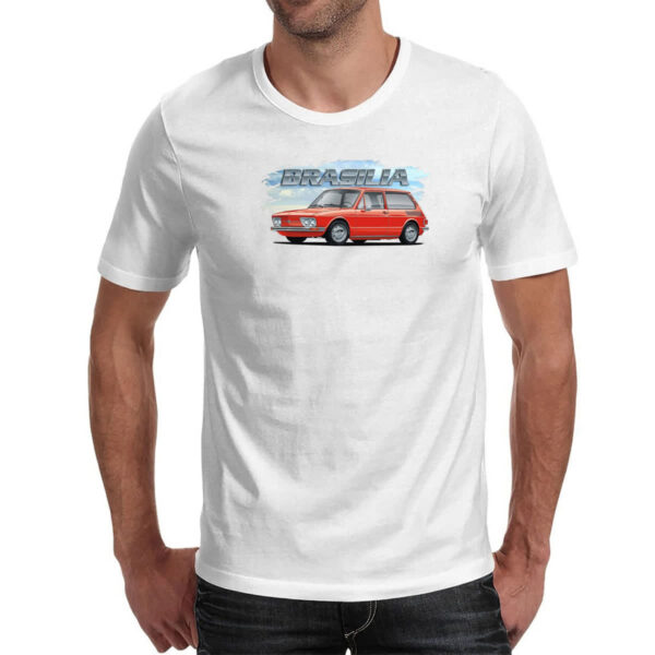 Camiseta Unissex Brasilia Classica Vermelha - Imagem 2