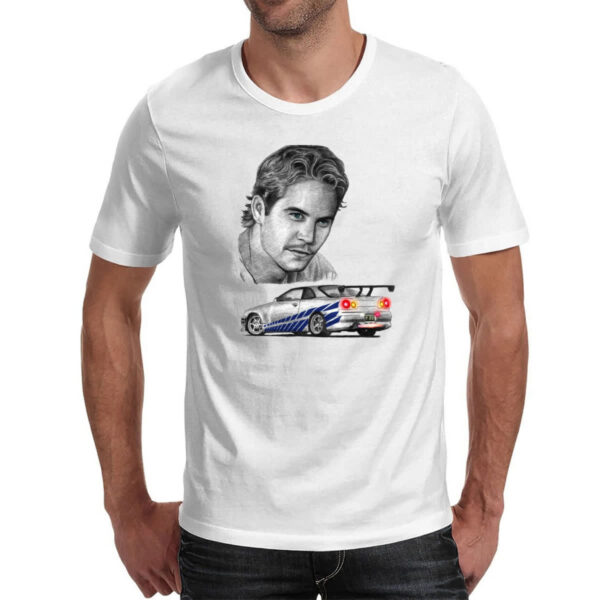 Camiseta Unissex Brian Skyline GTR Grafite - Imagem 2