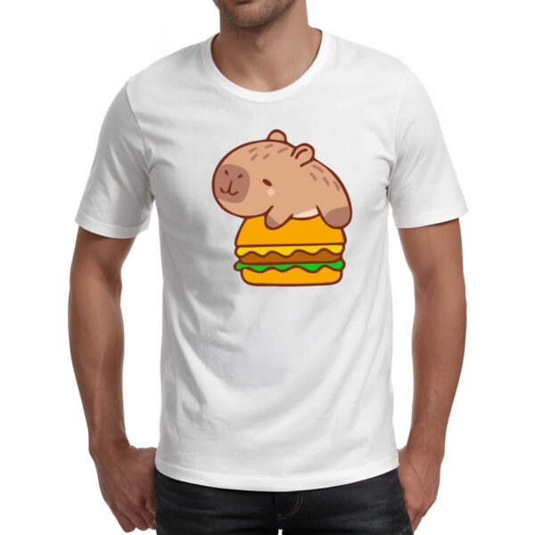 Camiseta Unissex Capivara Hamburguer - Imagem 2