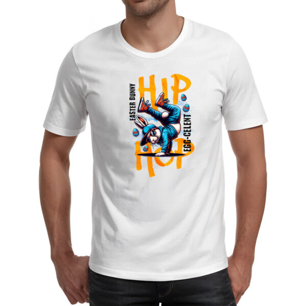 Camiseta Unissex Coelho HIP HOP - Imagem 2