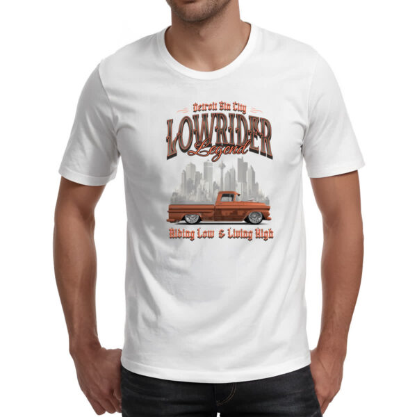 Camiseta Unissex Detroit Sin City Lowrider - Imagem 2