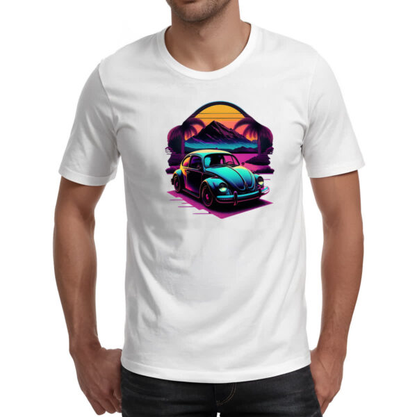 Camiseta Unissex Fusca Sunset Art - Imagem 2