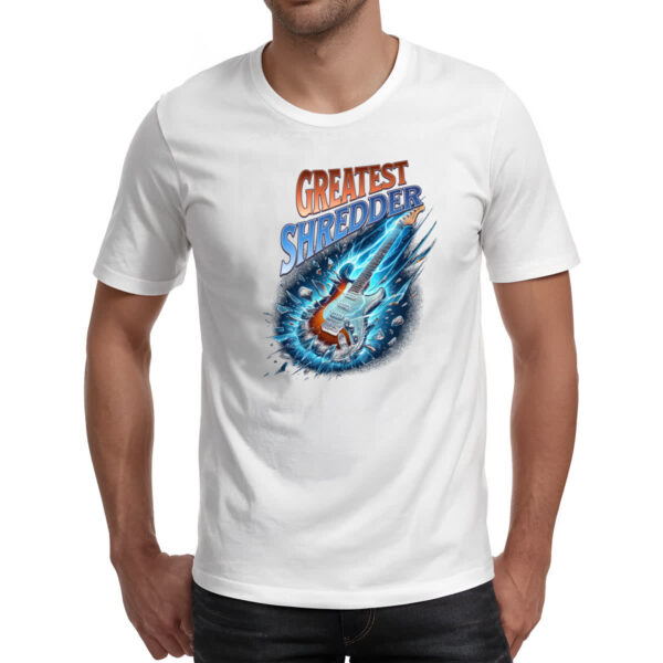Camiseta Unissex Guitarra Greatest Shredder - Imagem 2