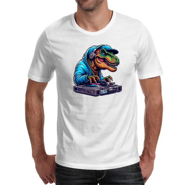 Camiseta Unissex T-Rex DJ - Imagem 2