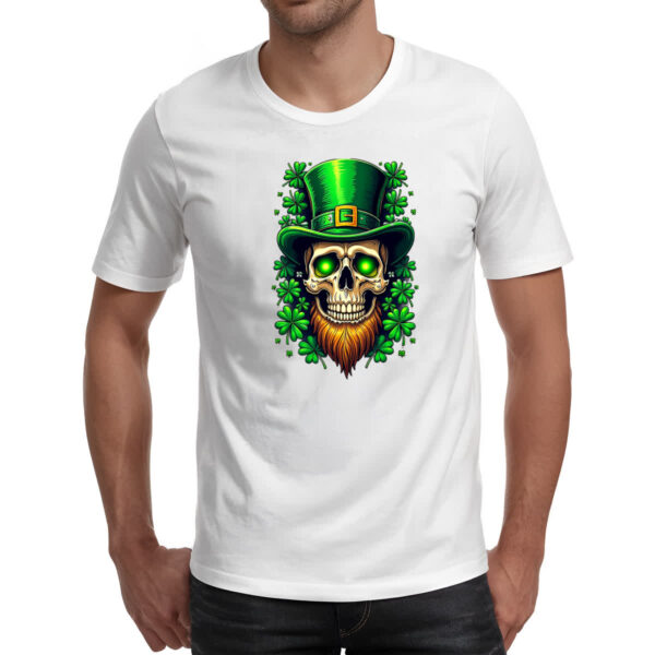 Camiseta Unissex Skull Leprechaun - Imagem 2