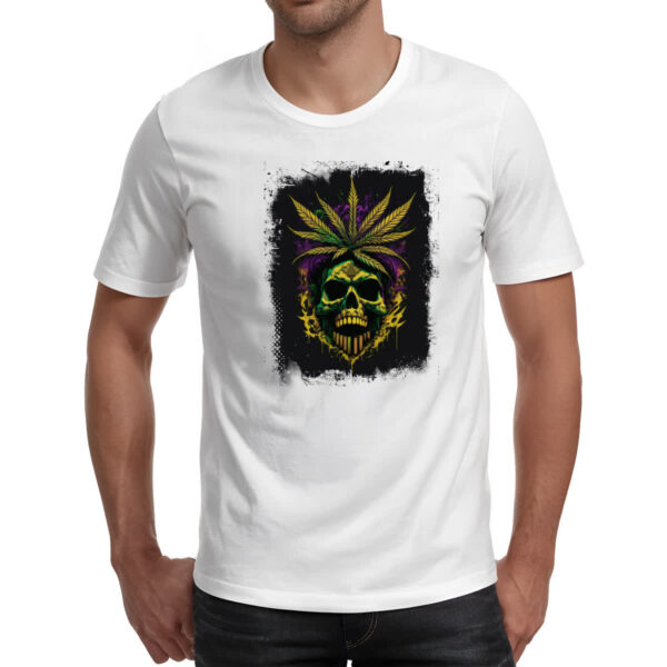 Camiseta Unissex Skull Erva Medicinal - Imagem 2