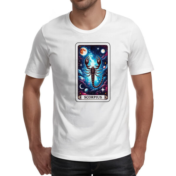 Camiseta Unissex Signo Carta Taro Escorpiao - Imagem 2
