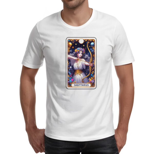 Camiseta Unissex Signo Carta Taro Sagitario - Imagem 2