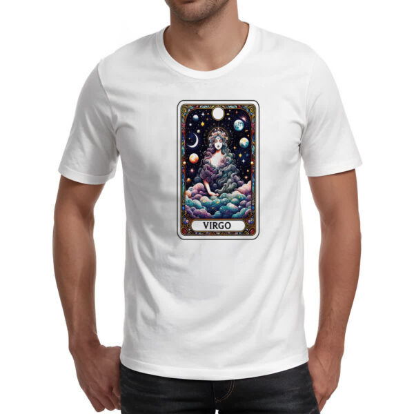 Camiseta Unissex Signo Carta Taro Virgem - Imagem 2