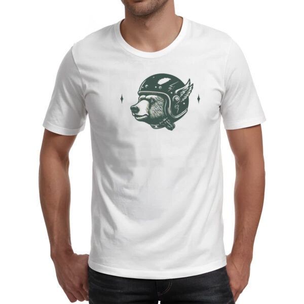 Camiseta Unissex Urso Moto Clube - Imagem 2